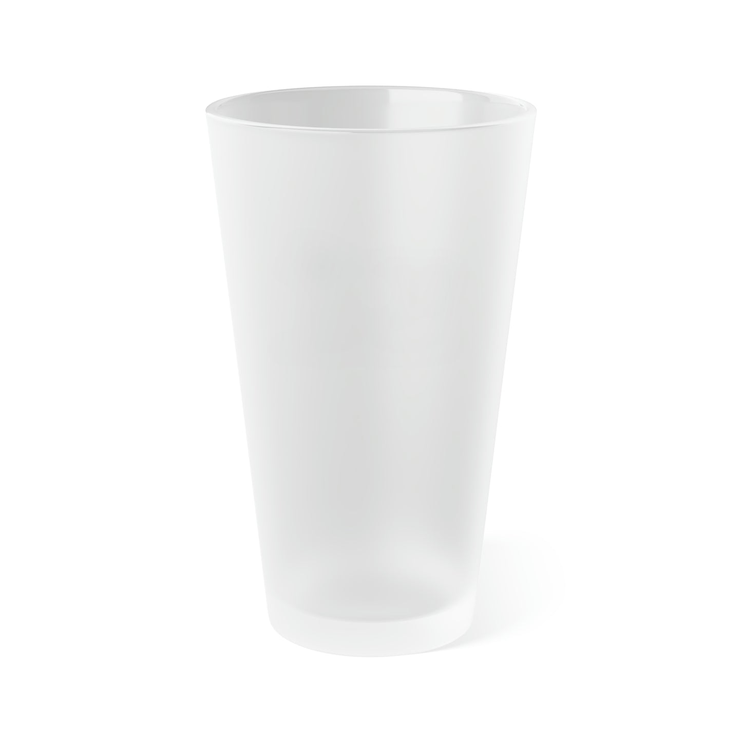 Frosted Pint Glass, 16oz - Treasure Coast 3D
