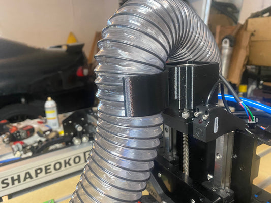 Shapeoko vacuum hose support