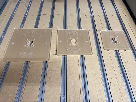 3/8 Router base plate