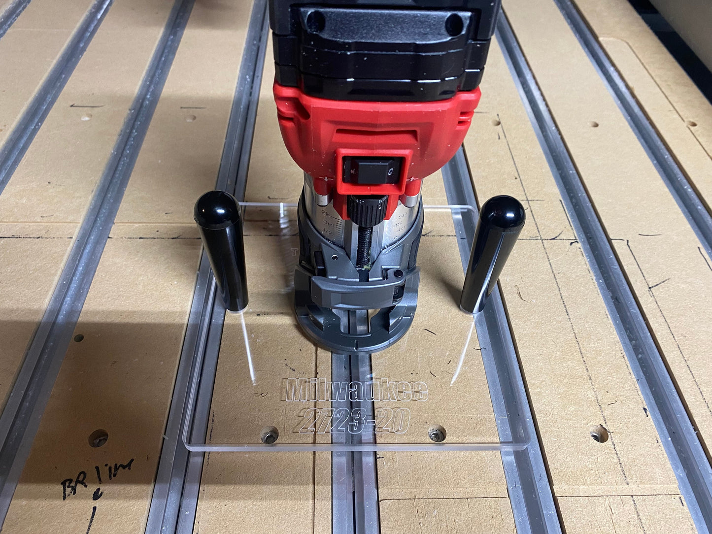 3/8 Router base plate