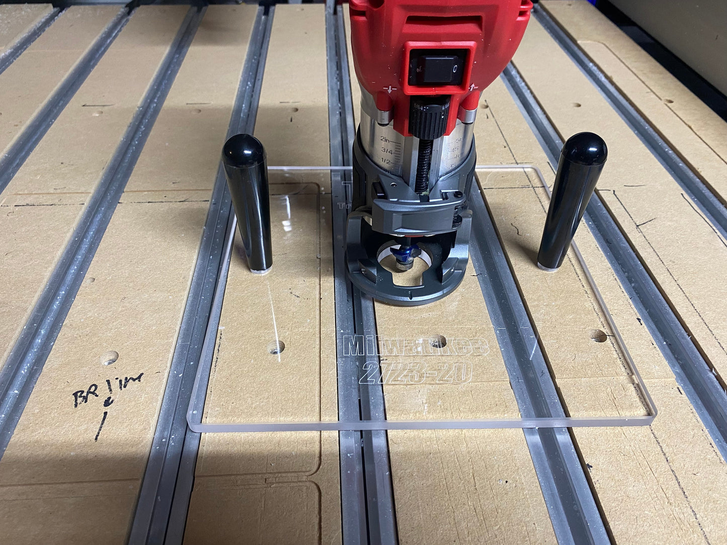 3/8 Router base plate