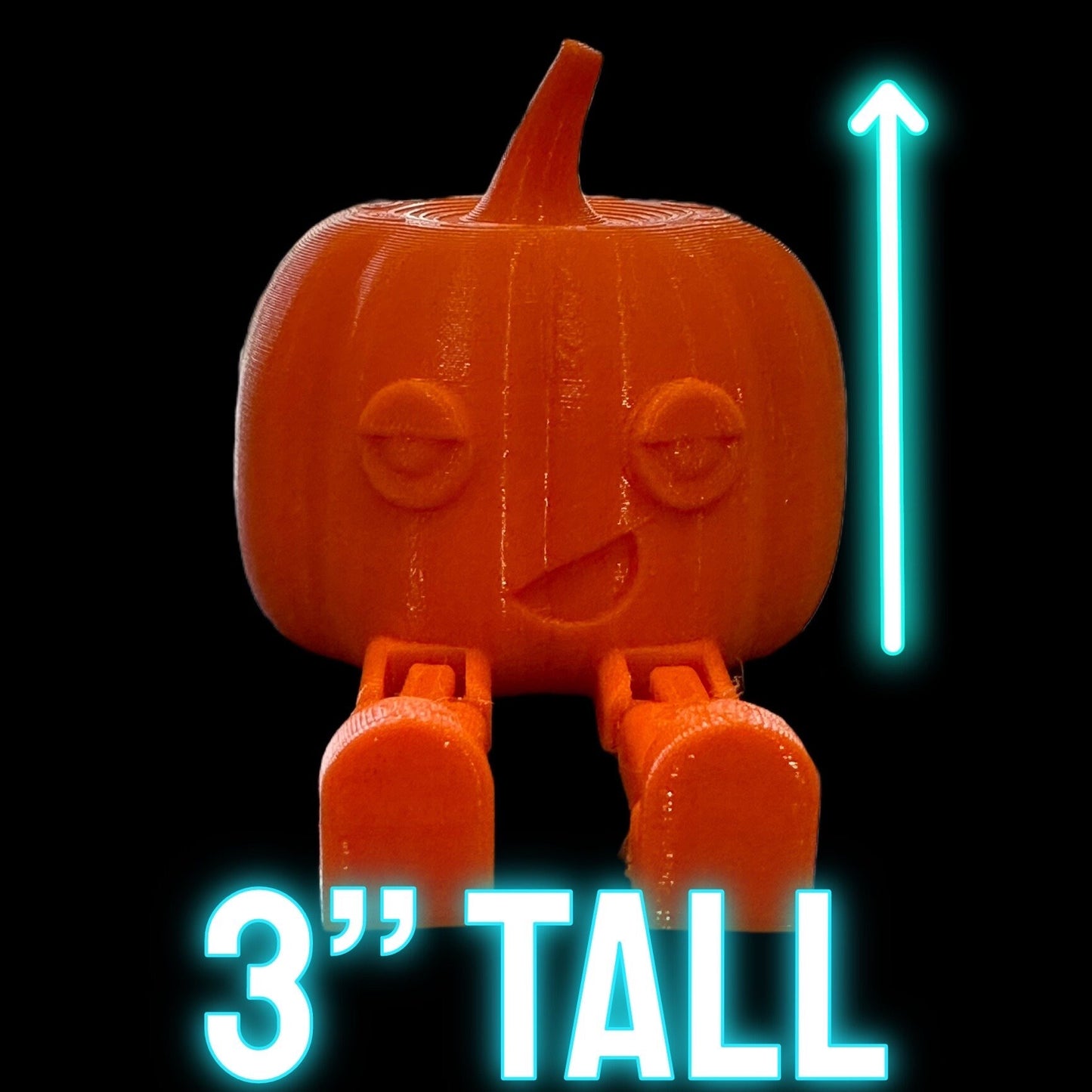 Pumpkin buddy with articulating legs