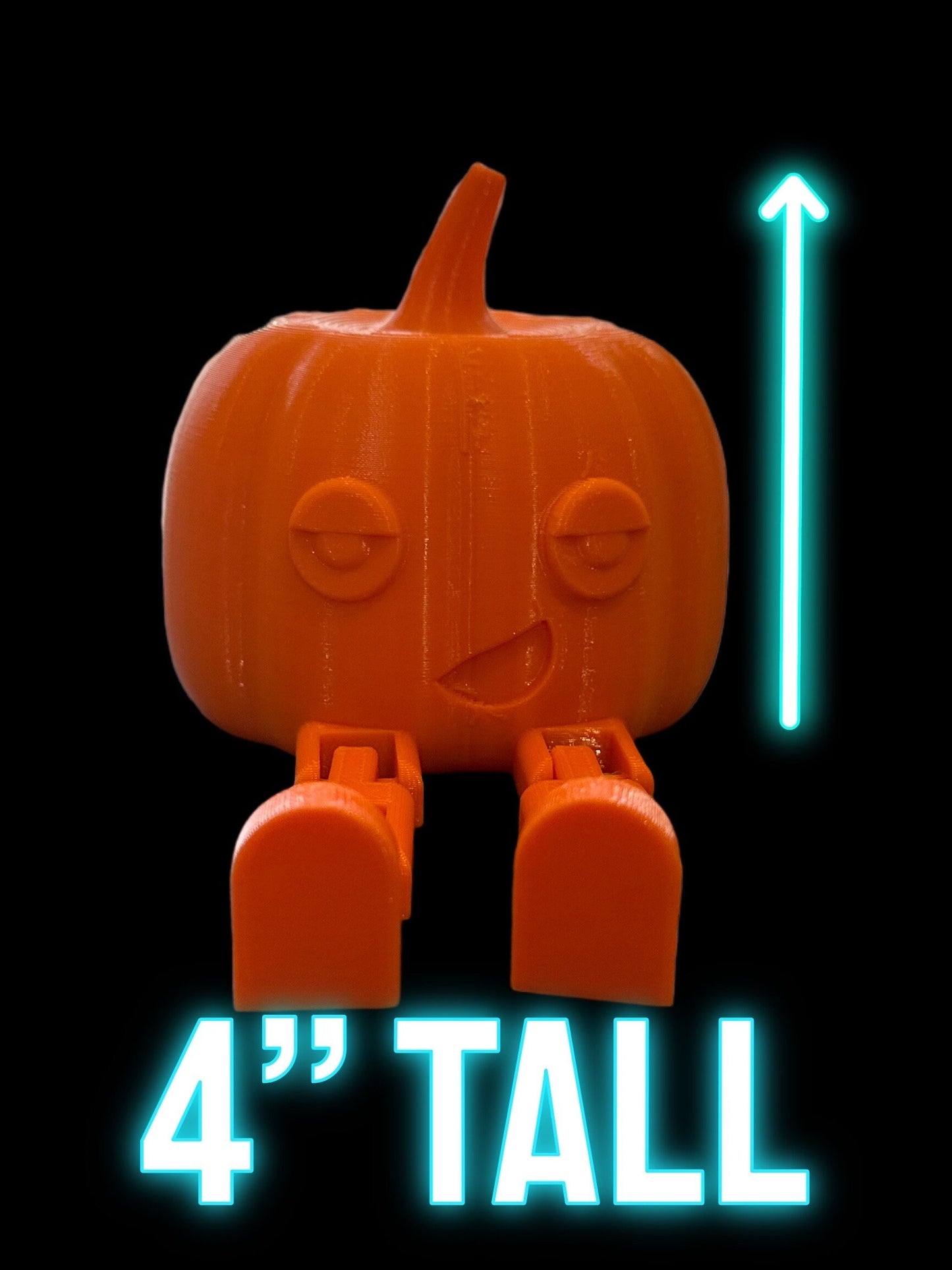 Pumpkin buddy with articulating legs