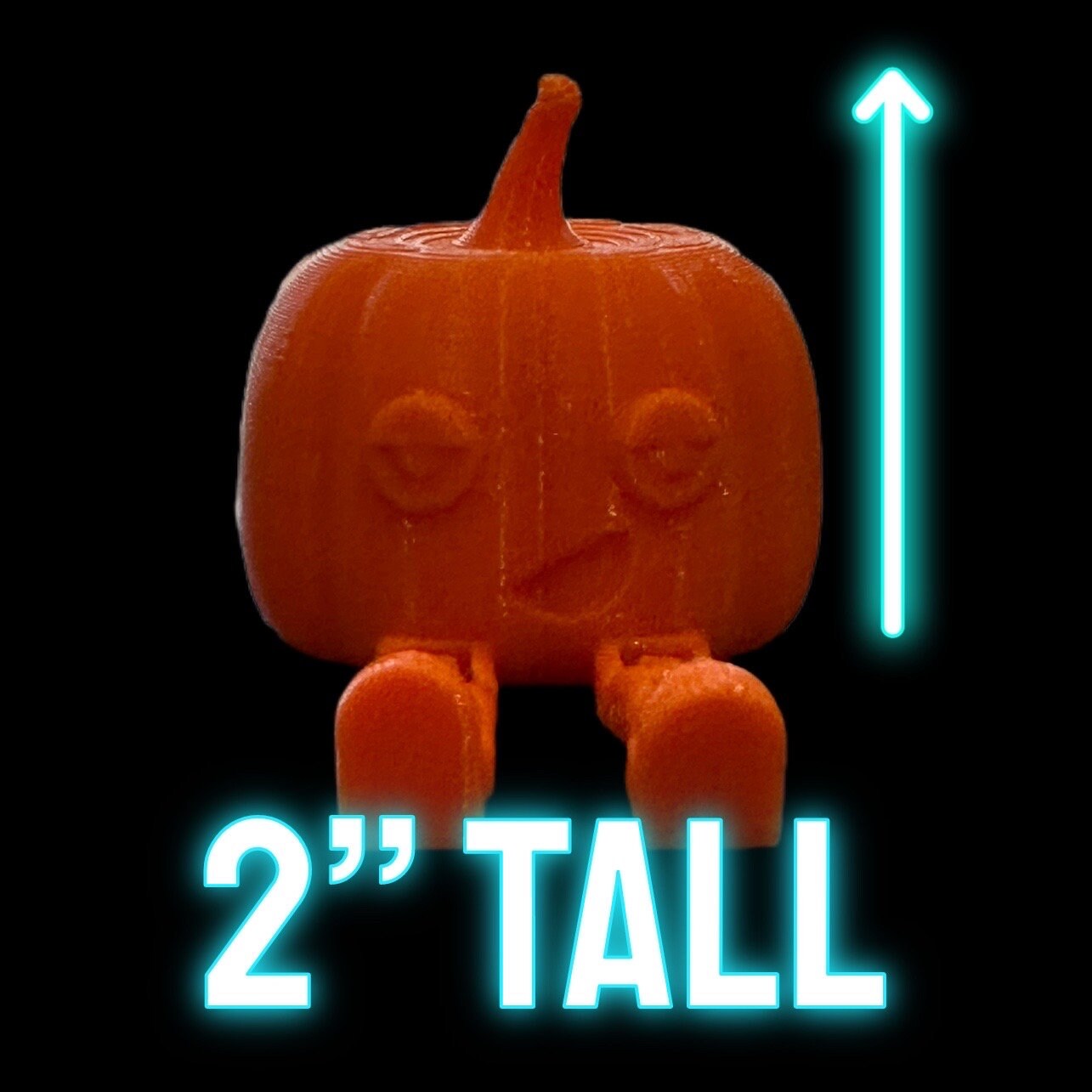 Pumpkin buddy with articulating legs