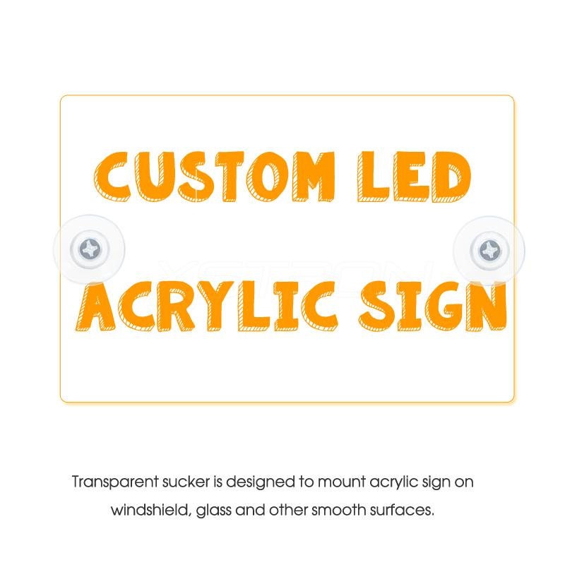 led edge light sign making kit