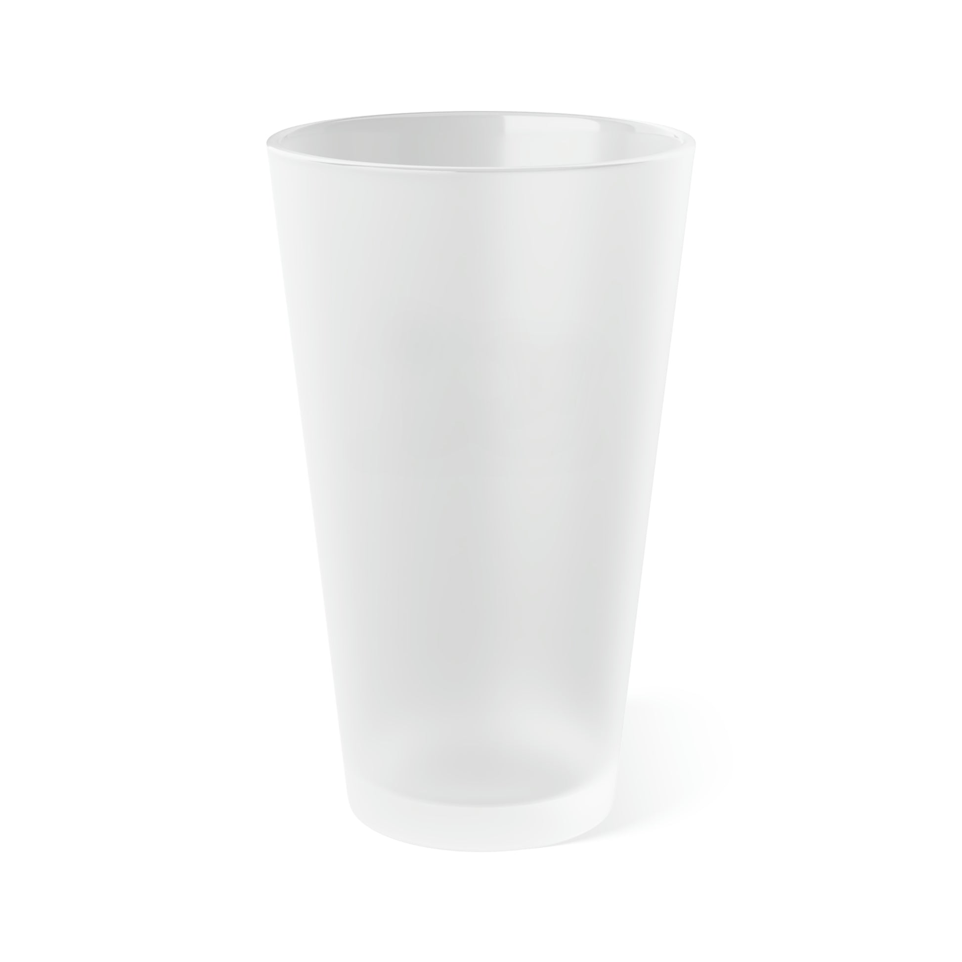 Frosted Pint Glass, 16oz - Treasure Coast 3D