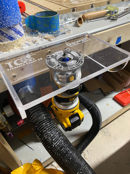 All acrylic router table mount